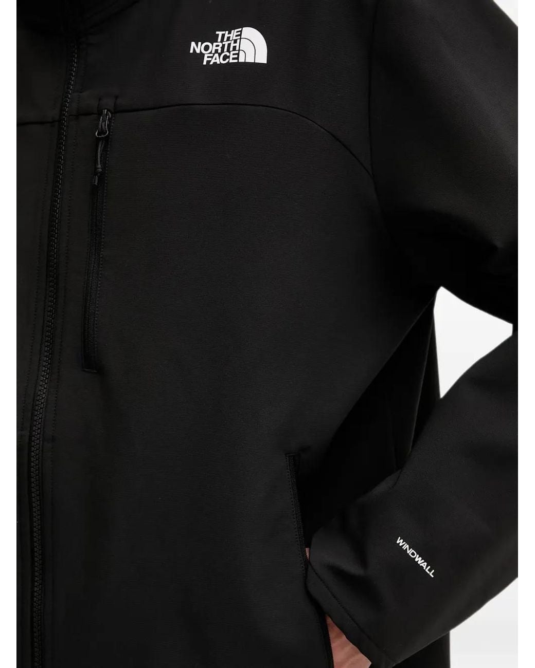 The North Face Black Windwall Hooded Jacket for men