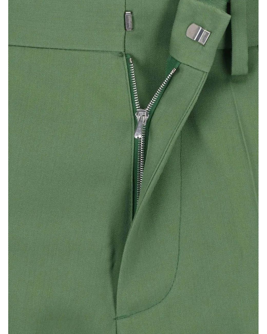 Marni Green Batavia Wool Pants