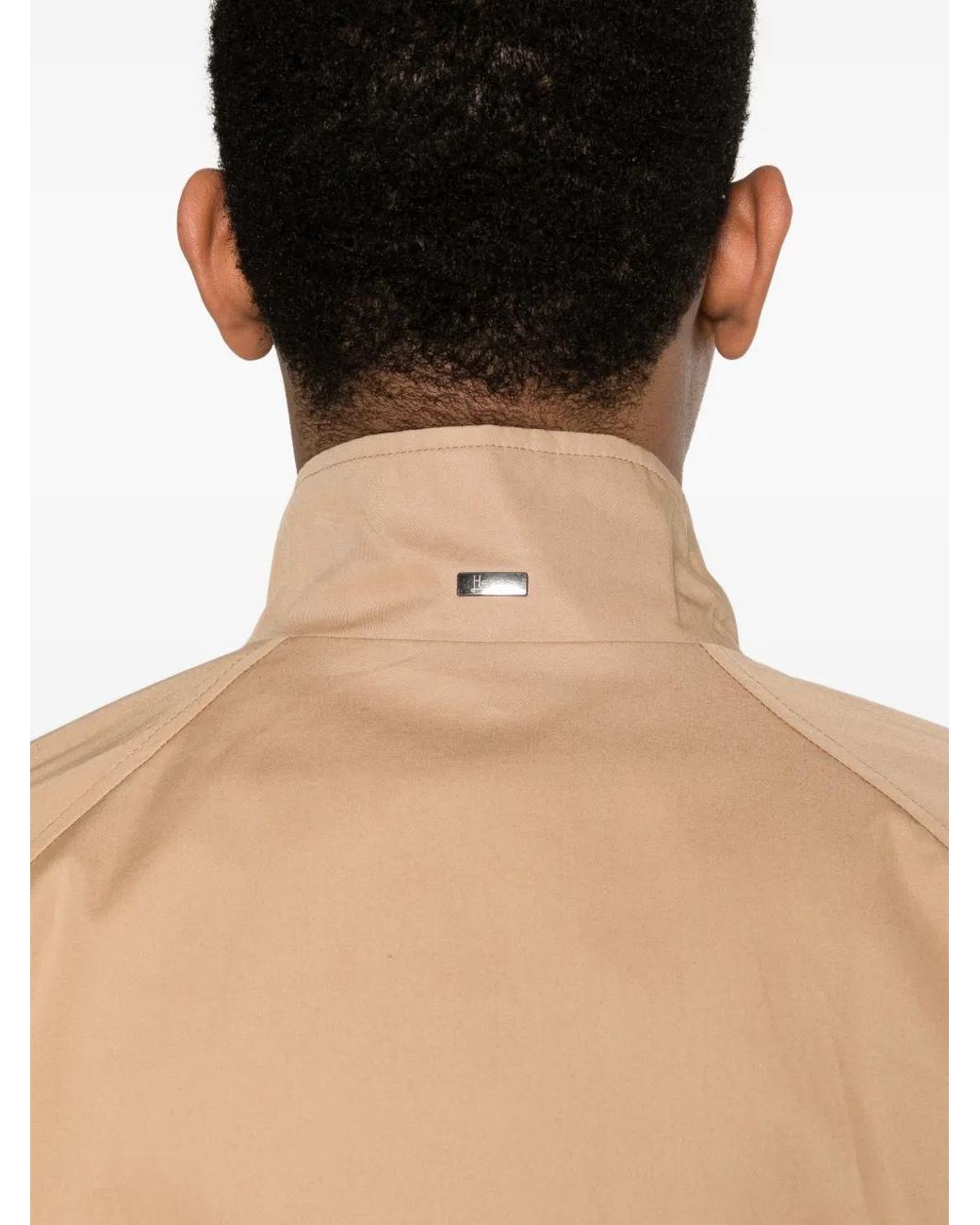 Herno Natural Zip-Up Flap-Pocket Jacket for men