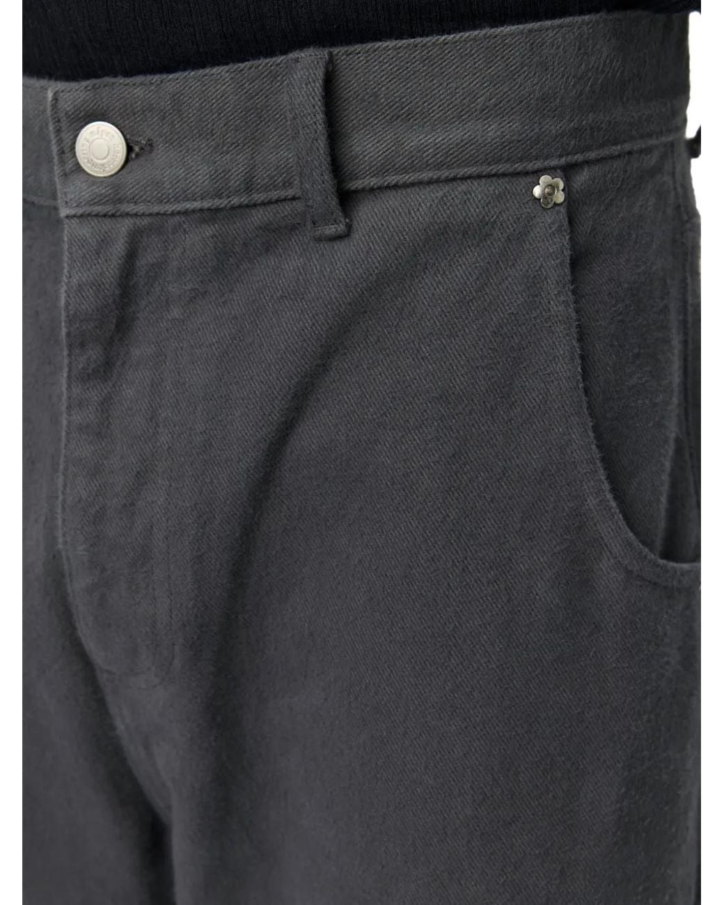 mfpen Black Straight Cut Jeans for men