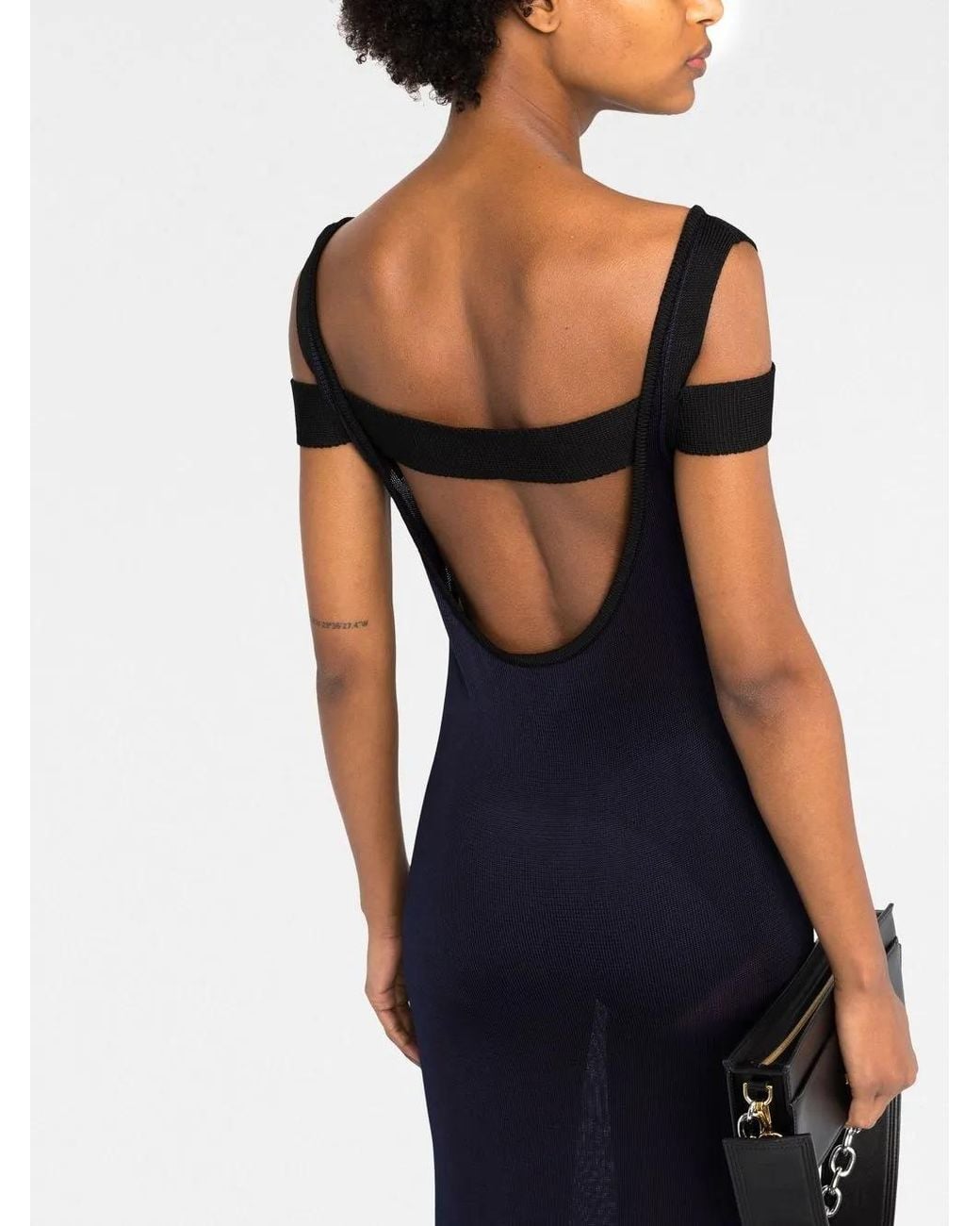 Jacquemus Blue Semi-Sheer Maxi Dress