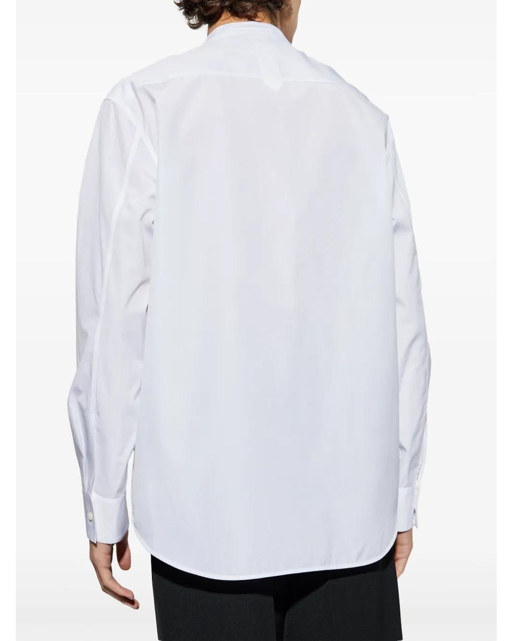 Jil Sander White Flap-Pocket Shirt for men