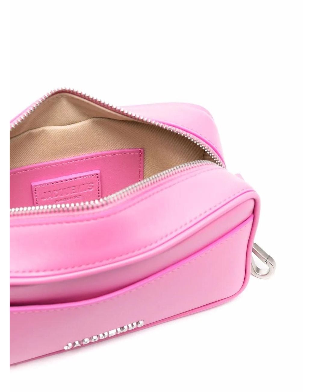 Jacquemus Pink Le Baneto Leather Crossbody Bag