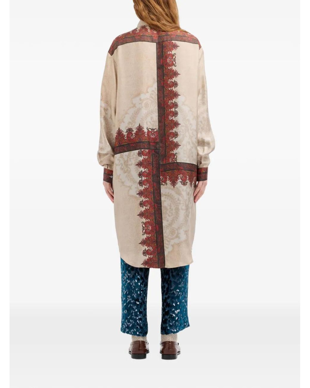 Pierre Louis Mascia Natural Aloe Silk Shirt