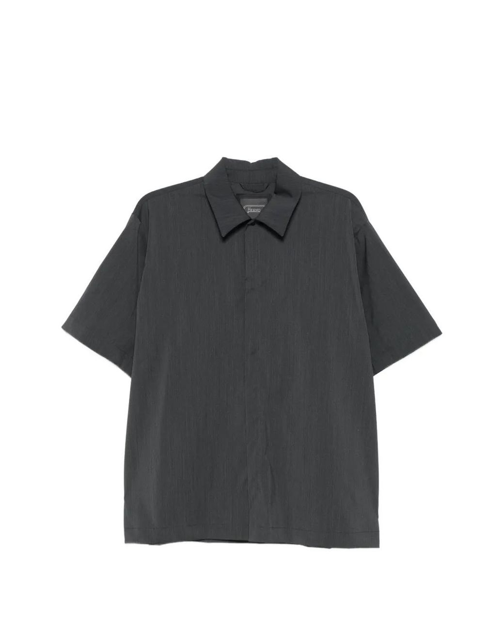 Herno Black Short-Sleeve Shirt for men