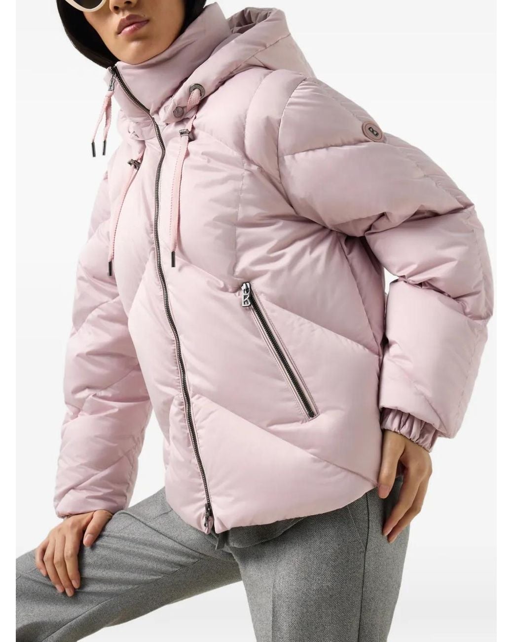 Bogner Pink Georgia Quilted Puffer Jacket