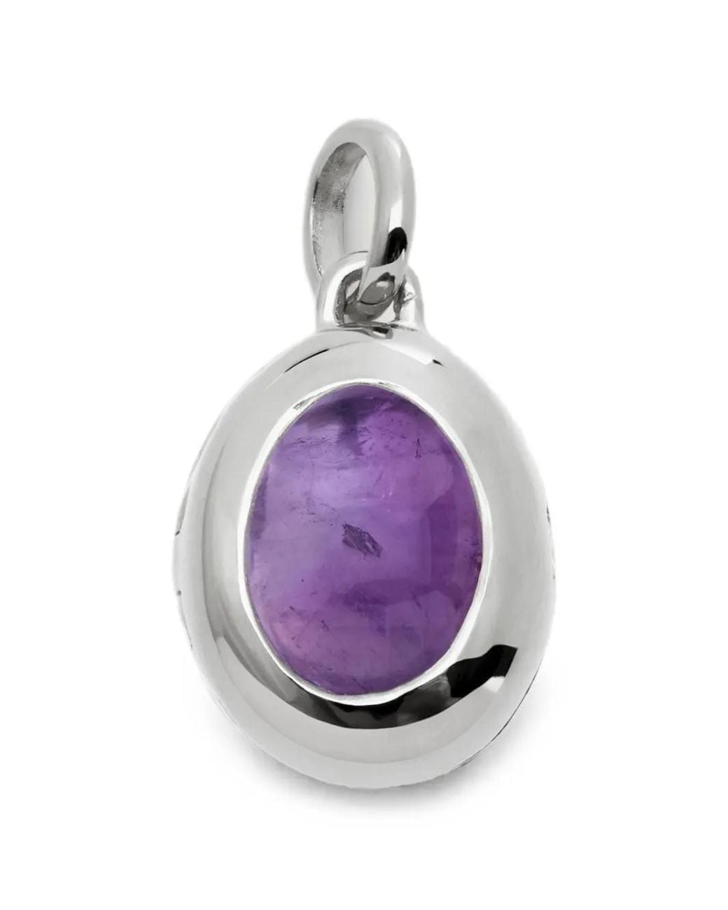 Monica Vinader Pink February Birthstone Curb-Chain Necklace
