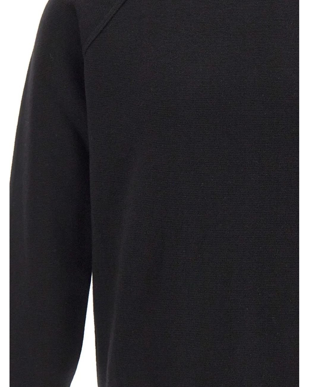 FILIPPO DE LAURENTIIS Blue Raglan-Sleeve Sweater for men