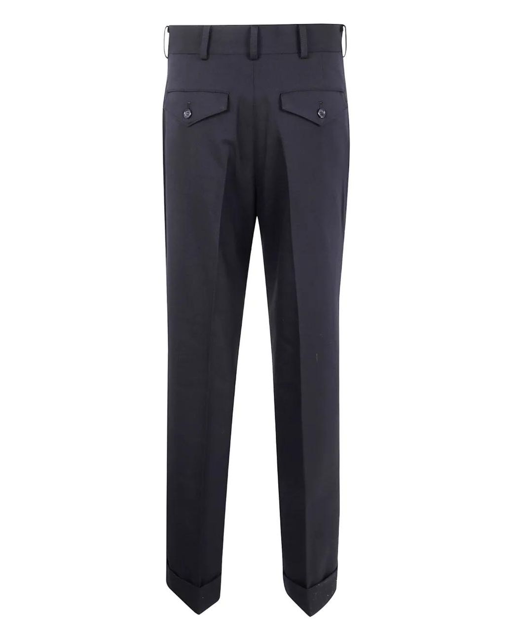 Junya Watanabe Blue Pleated Cuffed Trousers