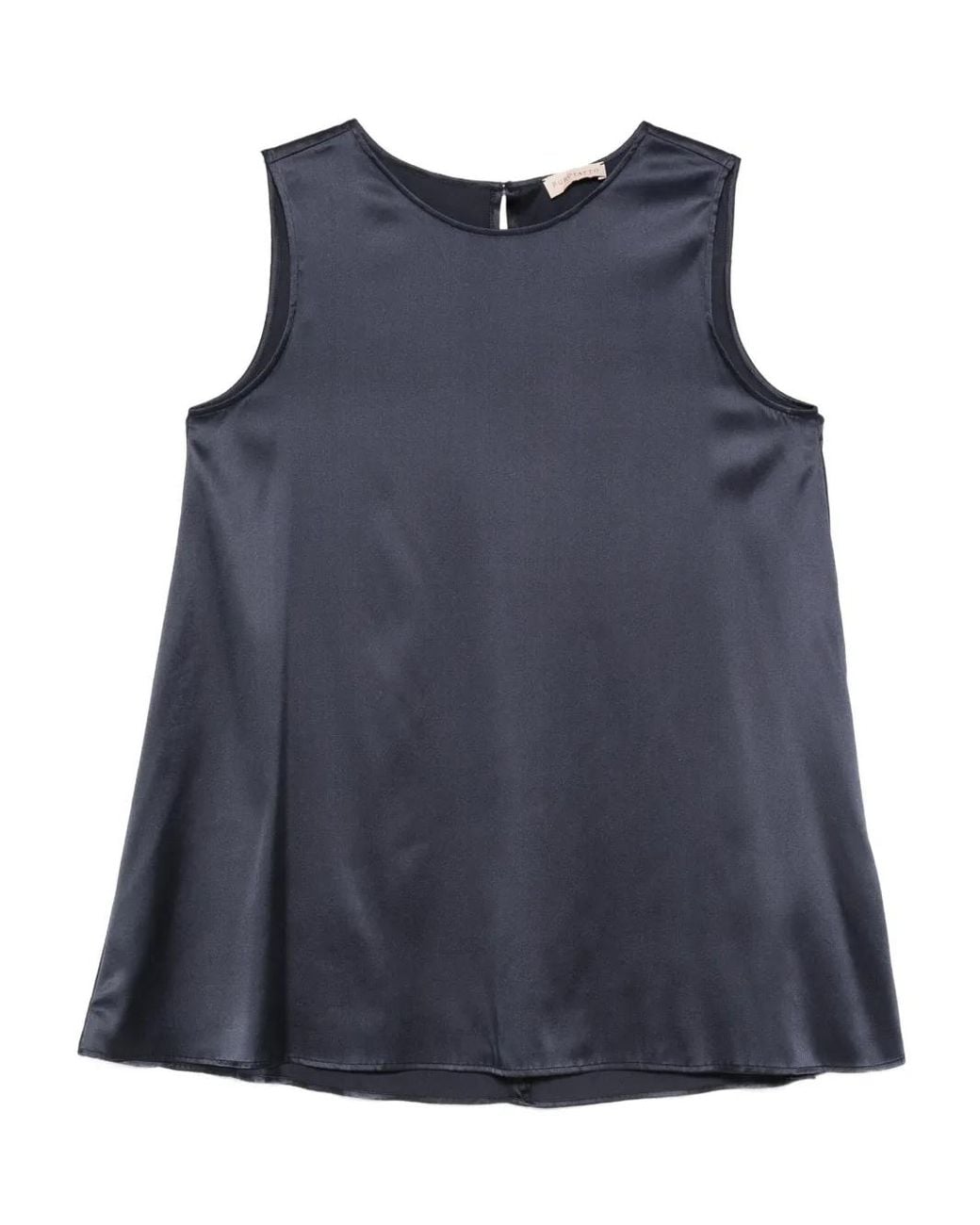 Purotatto Blue Sleeveless Top