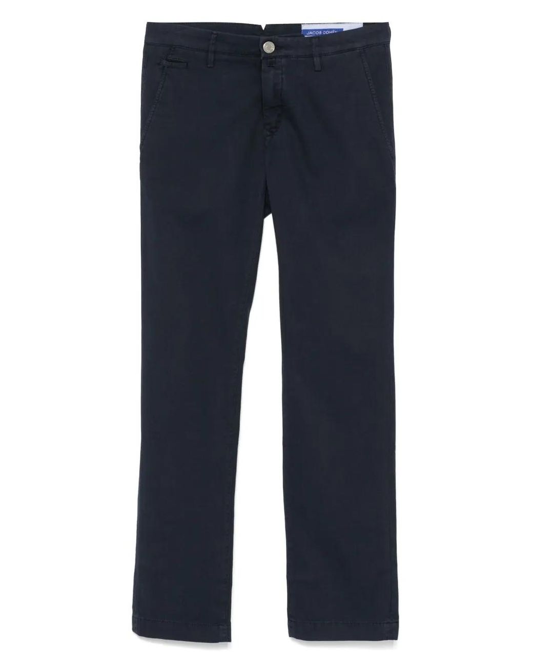 Jacob Cohen Blue Cotton-Blend Trousers for men