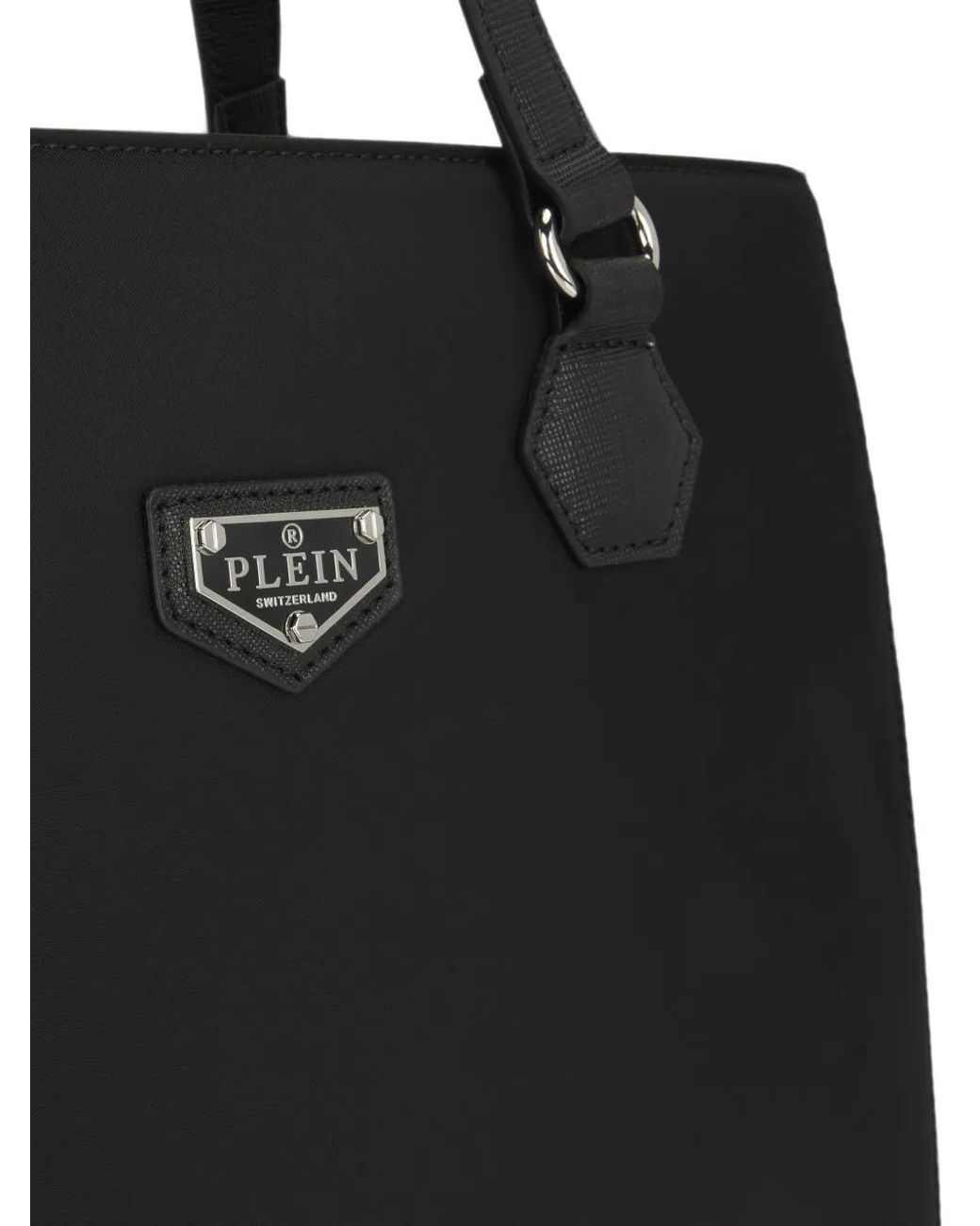 Philipp Plein Black Nylon Daily Bag