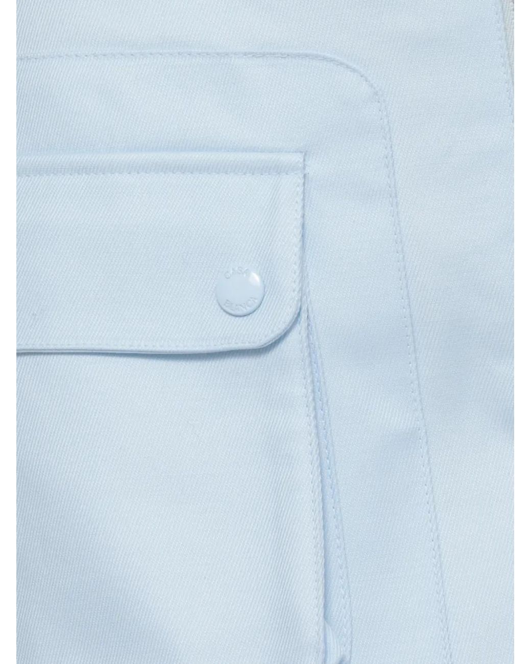 Casablanca Blue Pocket Mini Skirt