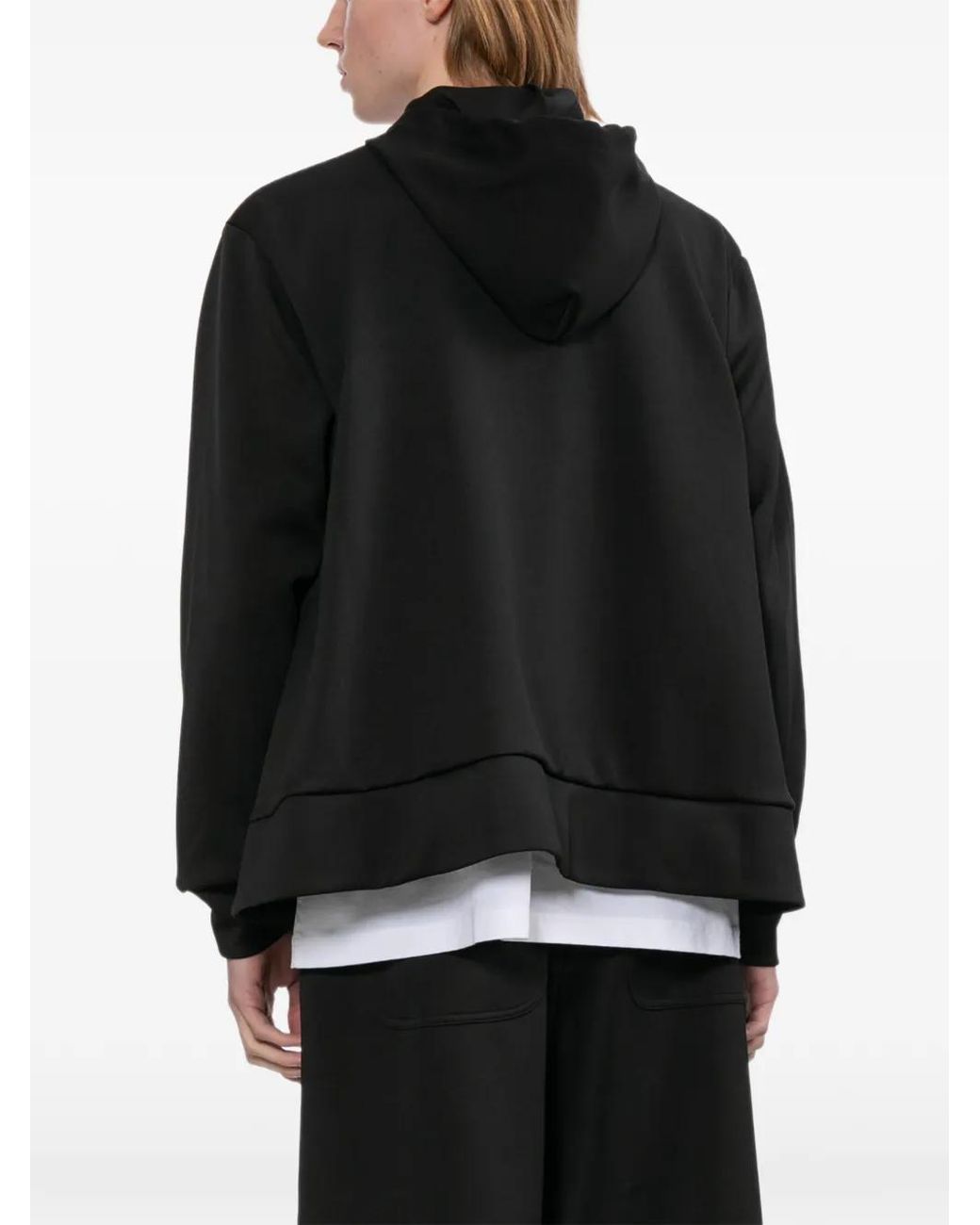 COMME DES GARÇON BLACK Black Hoodie À Fermeture Zippée