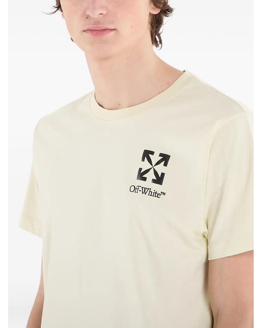 Off-White c/o Virgil Abloh White T-Shirt Small Arrow for men