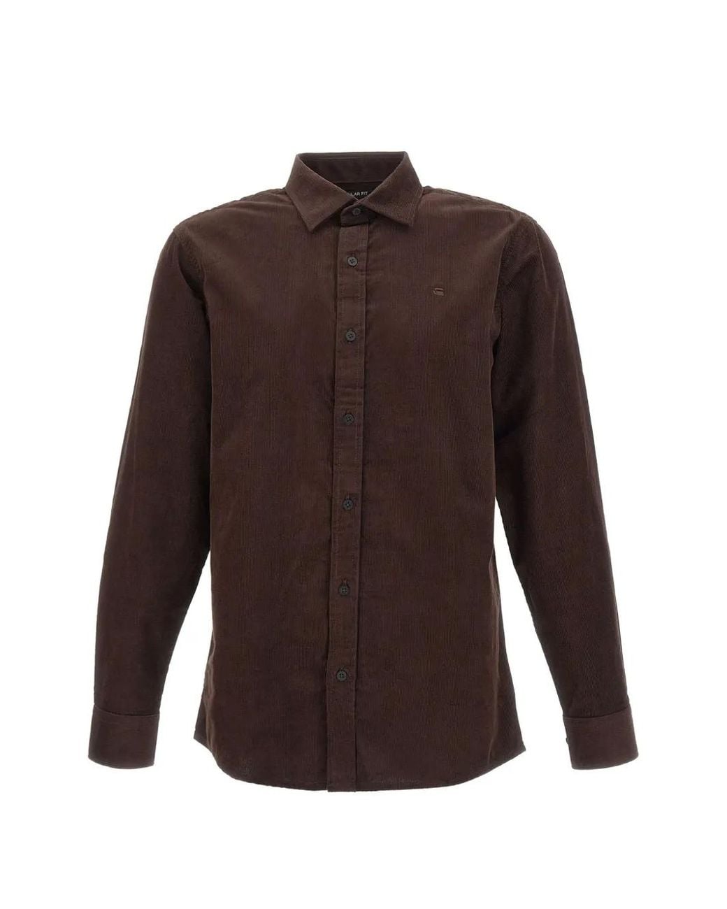 G-Star Brown Cotton Shirt for men