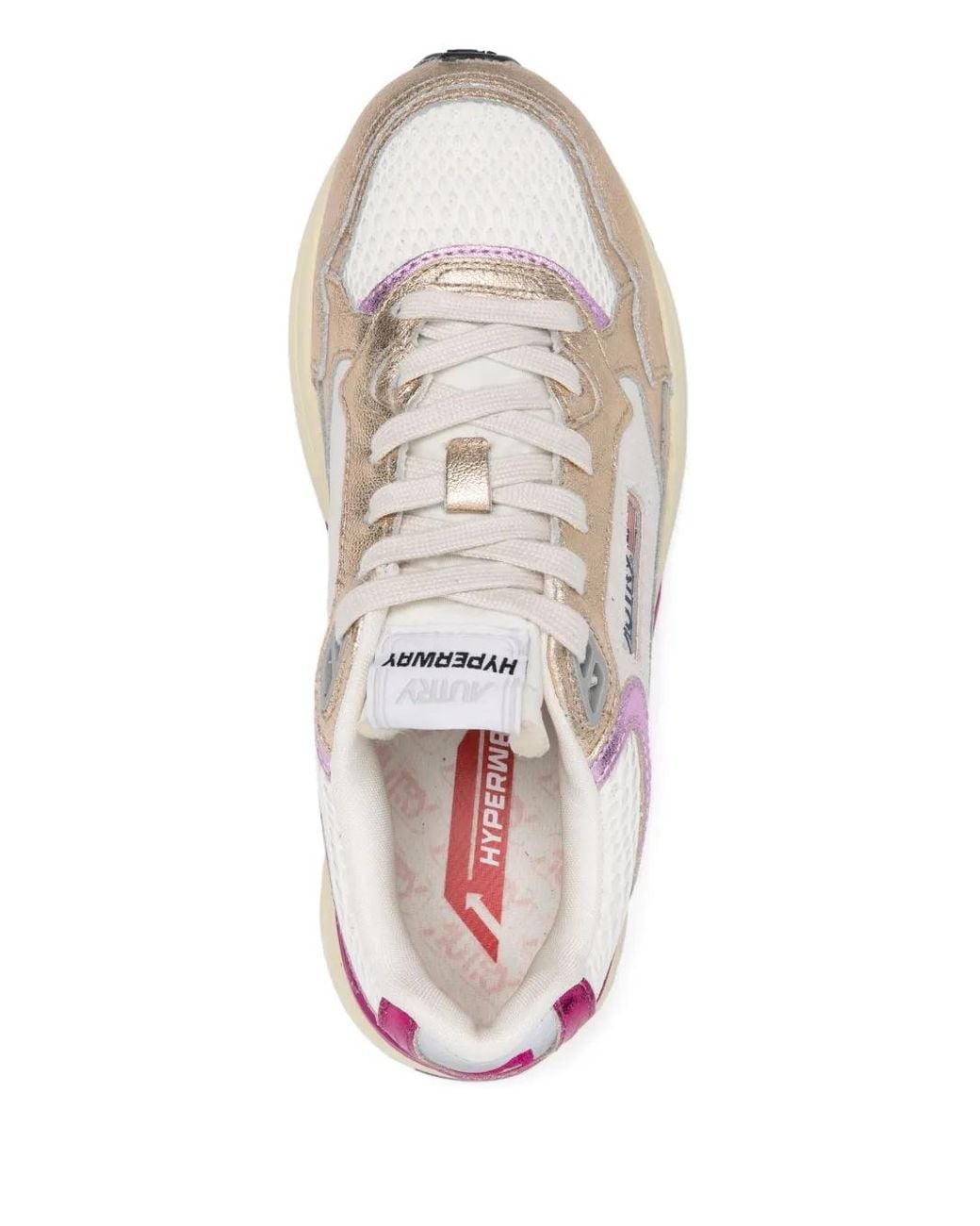 Autry Pink Low-Top Sneaker