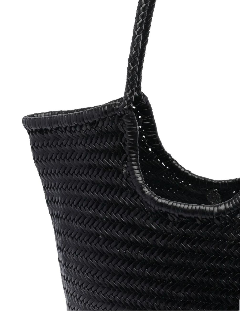 Borsa A Spalla Ns Diagonal Triple Jump di Dragon Diffusion in Black