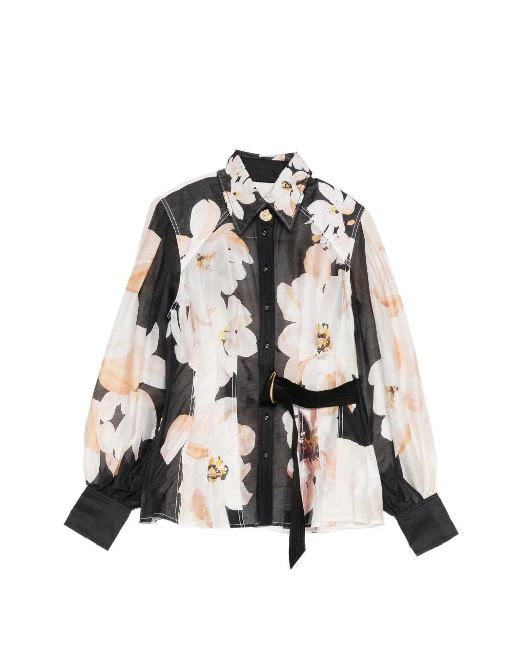 Aje. Rosanna Blouse in het White