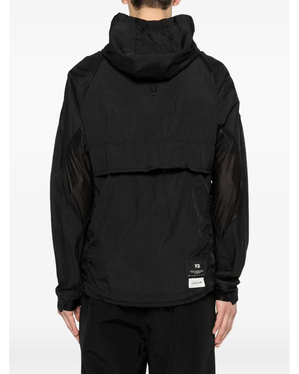 Y-3 Black Nylon Blouson Jacket for men