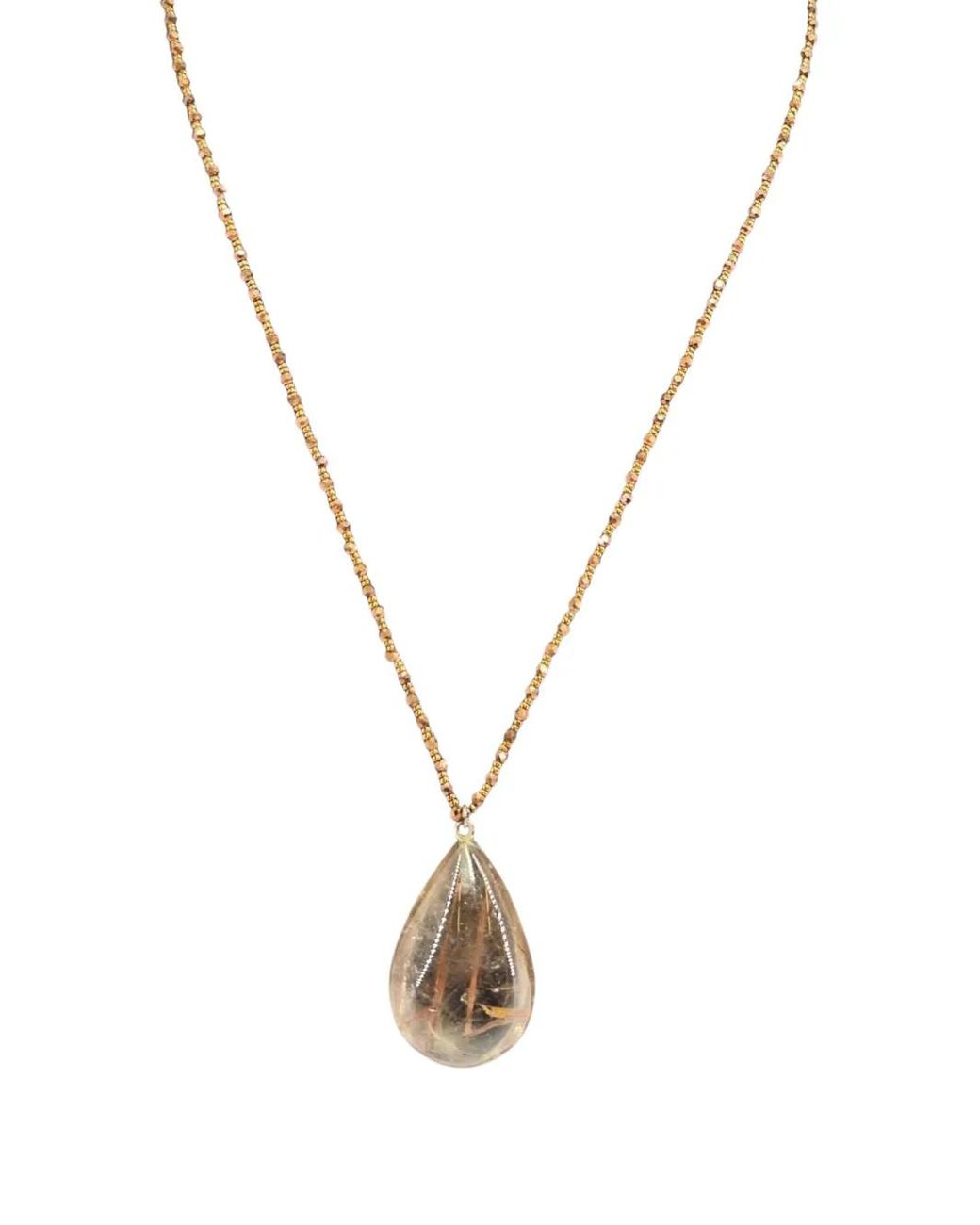 Collier À Pendentif Quartz Madison en coloris Metallic