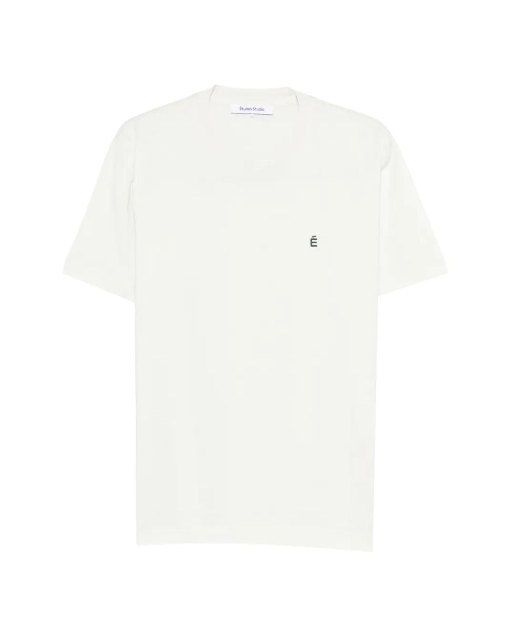 Etudes Studio White Embroidered T-Shirt