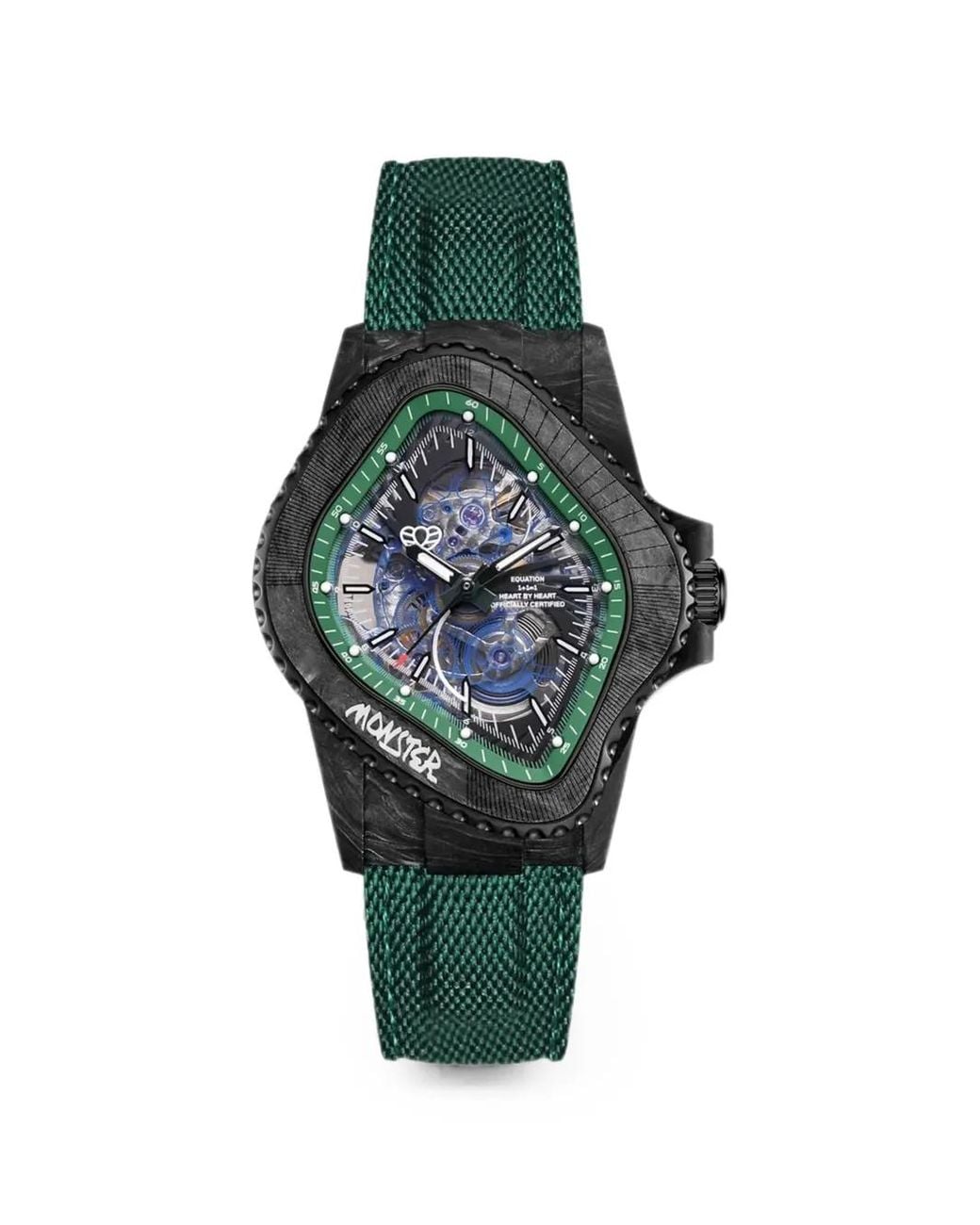 LAARVEE Green Monster 40Mm Watch for men