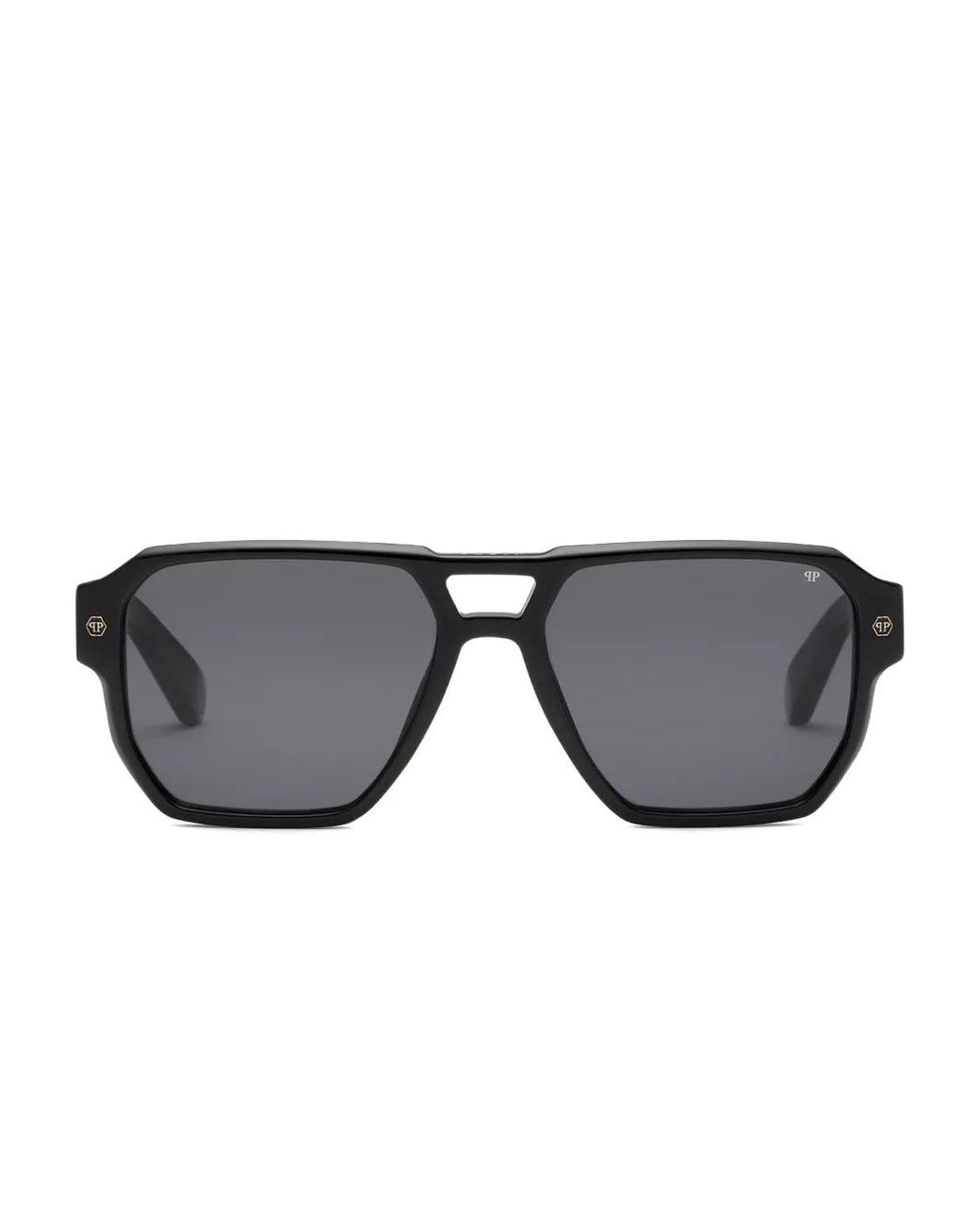 Philipp Plein Black Square-Frame Sunglasses for men