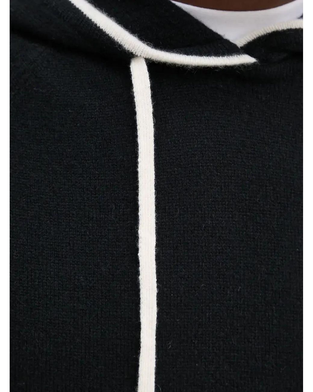 From Future Black Drawstring Hoodie for men