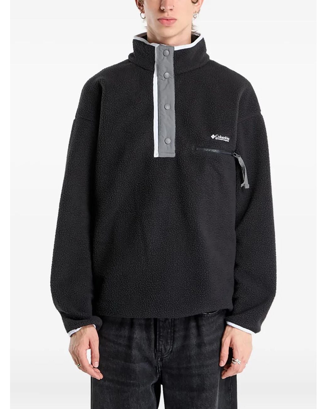Columbia Black Helvetia Ii Half-Zip Sweater for men