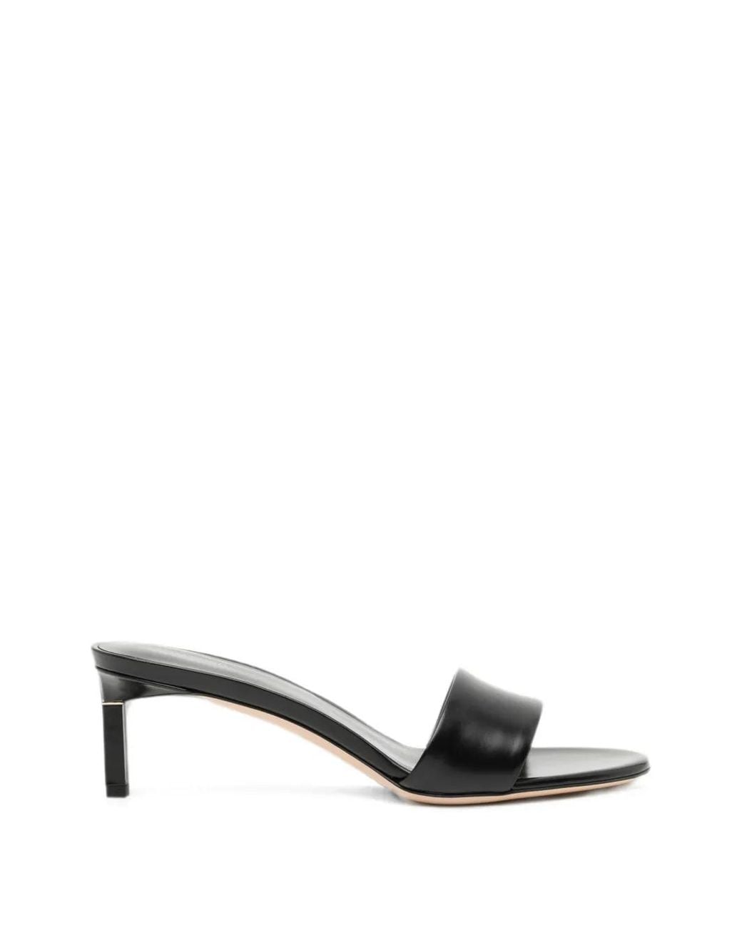 Tom Ford White Leather Mules