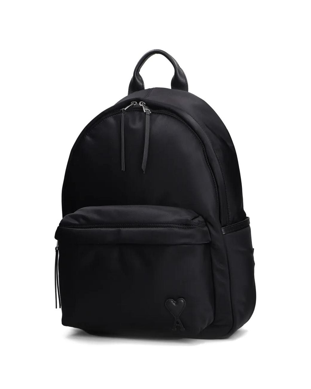 AMI Black Marcel Backpack for men
