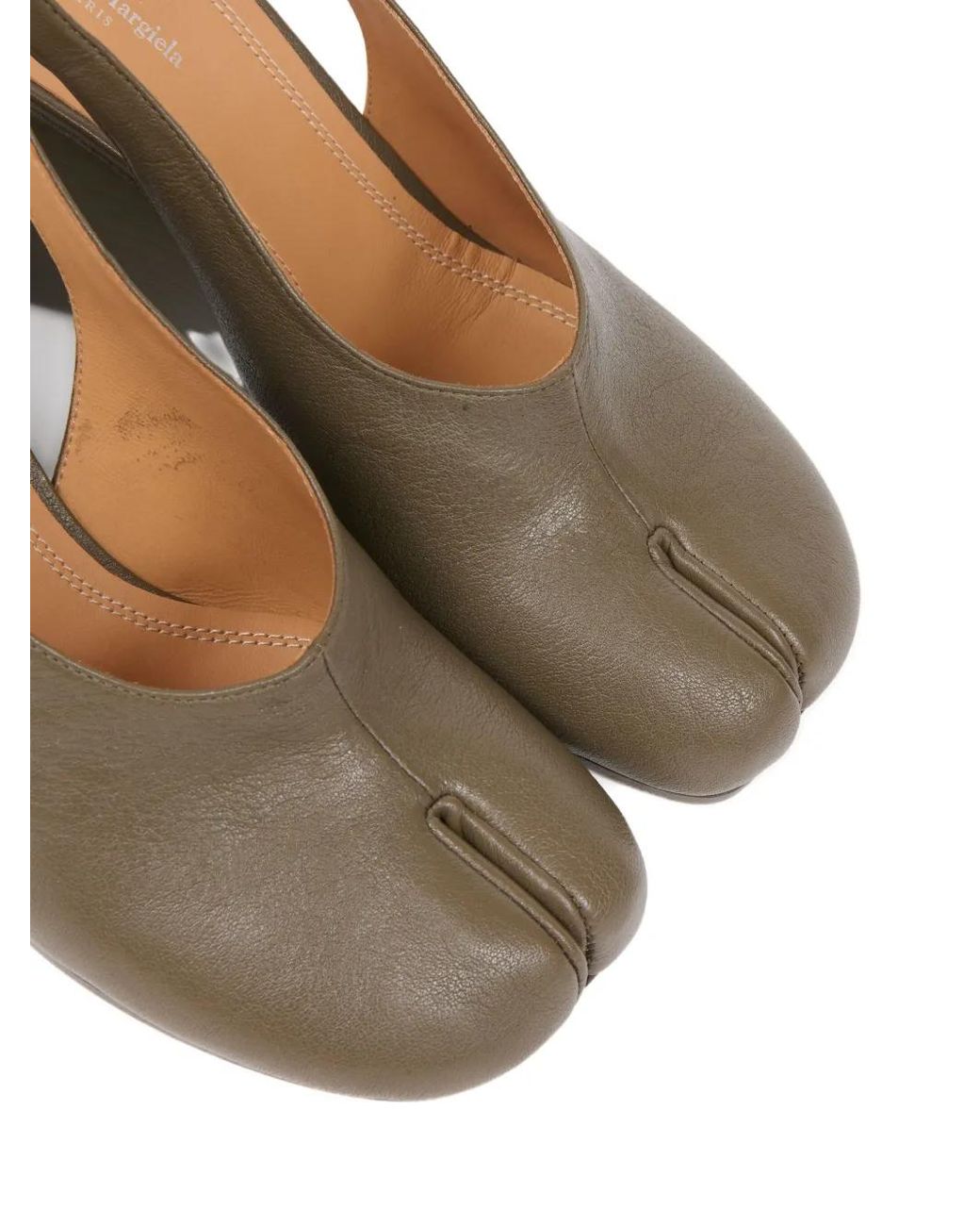 Maison Margiela Metallic Leather Pumps