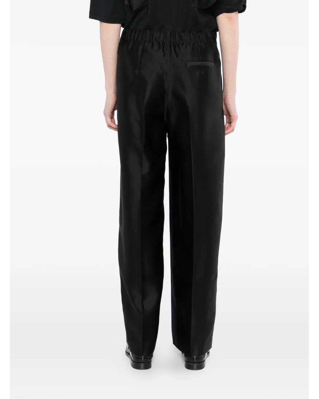 JNBY Black Straight-Leg Trousers