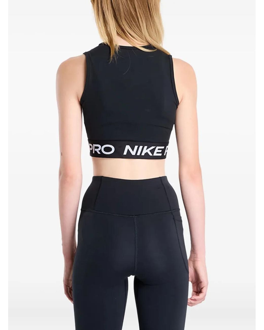 Nike クロップド パフォーマンスタンクトップ Blue