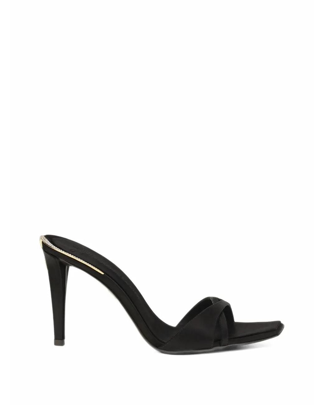 Giuseppe Zanotti Black Salamander Mule 90