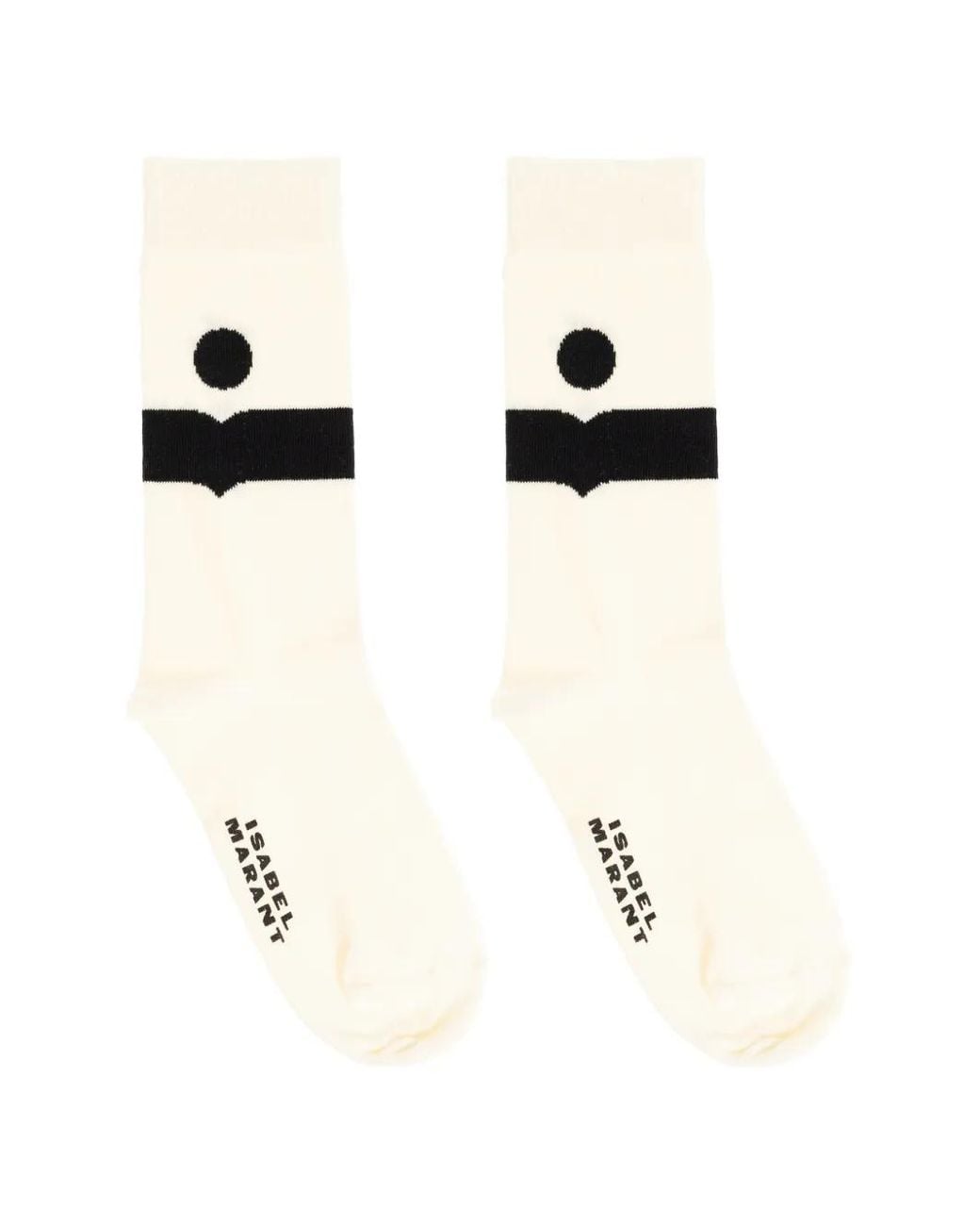 Isabel Marant White Nesson Socks
