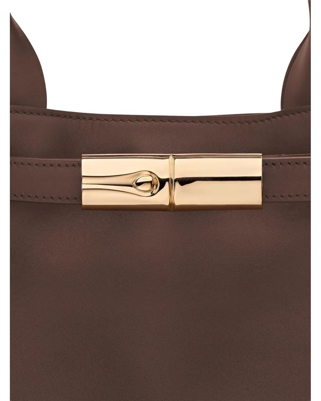 Longchamp Brown Large Le Roseau Tote Bag