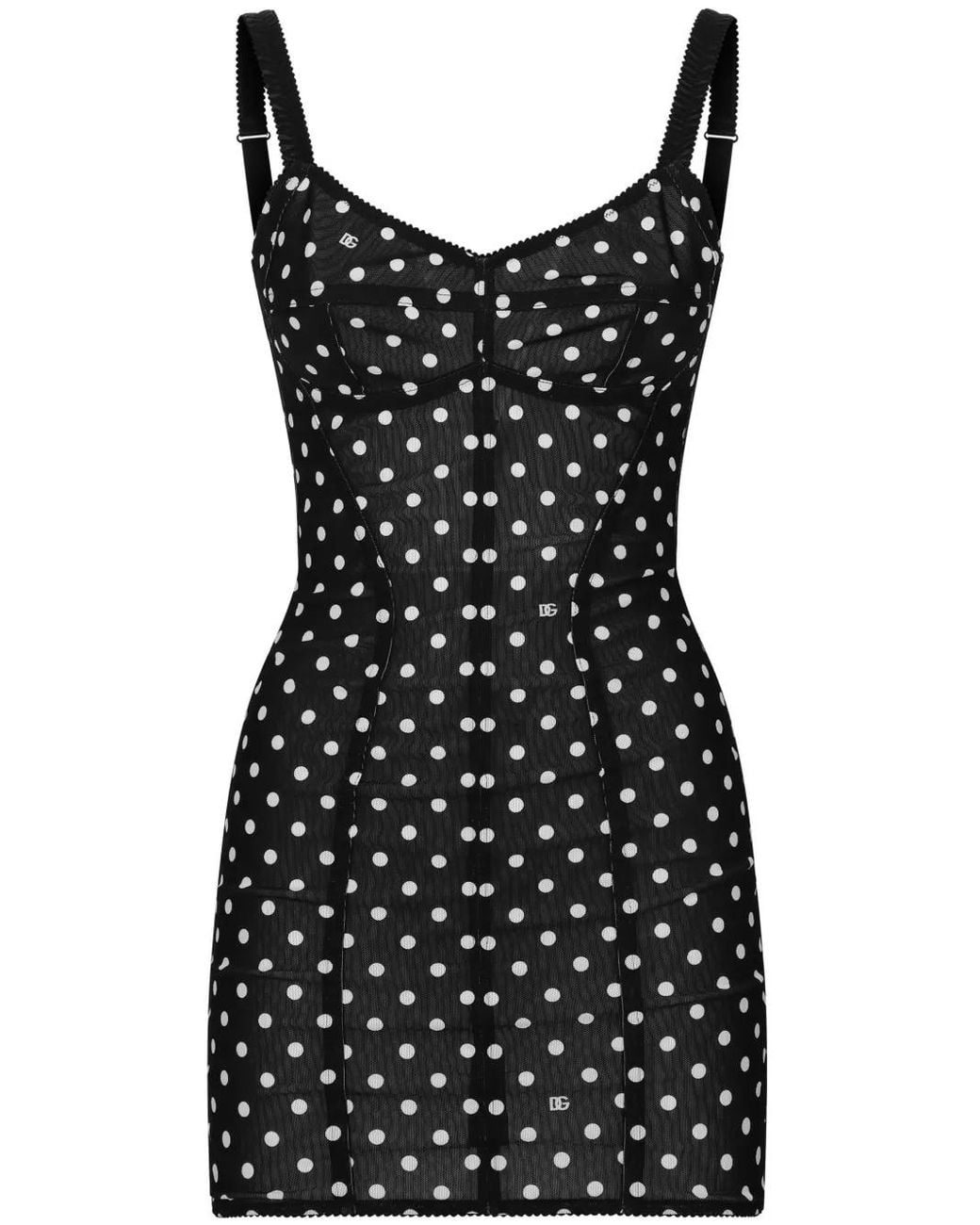 dolce & gabbana polka-dot corset midi dress Minidress in Black SN:NA1085J Color:Aqua-LV053 Guluxicc Linen Dress for Sheath dress with