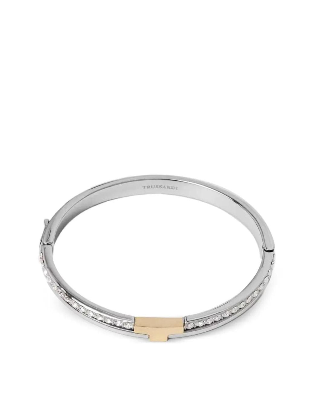 Trussardi Metallic Embellished Bracelet