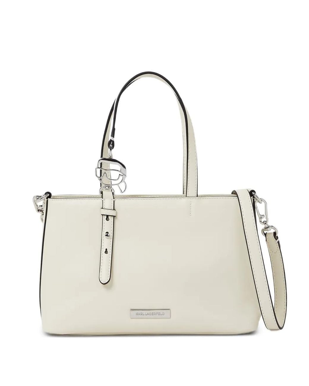 Karl Lagerfeld Natural Small Ikon Tote Bag