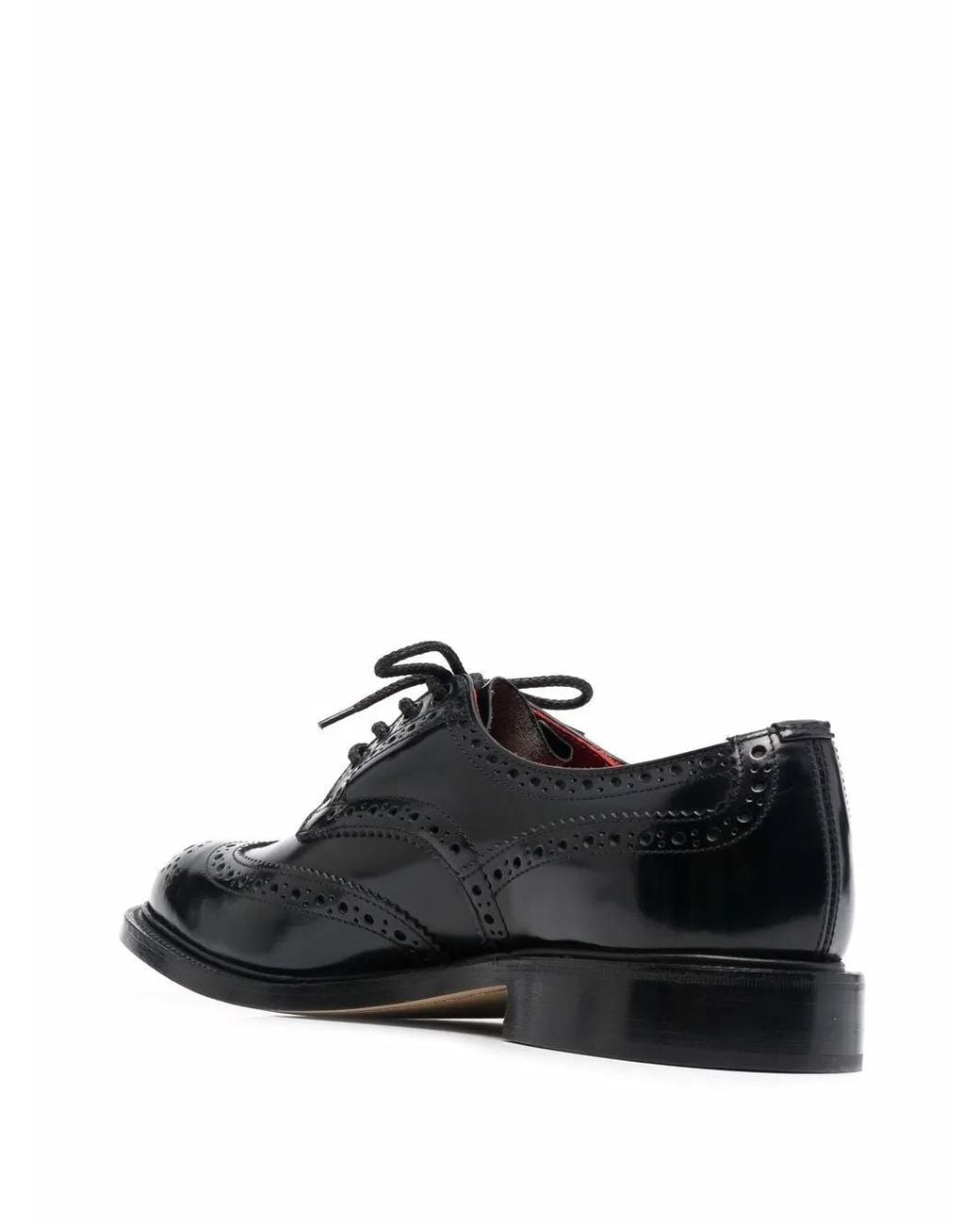 Tricker's Black Bourton Derby Shoes for men