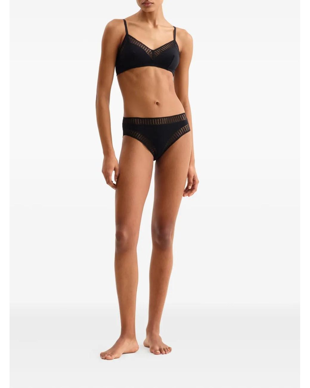 Sujetador Madeleine Graph Triangular Eres de color Black