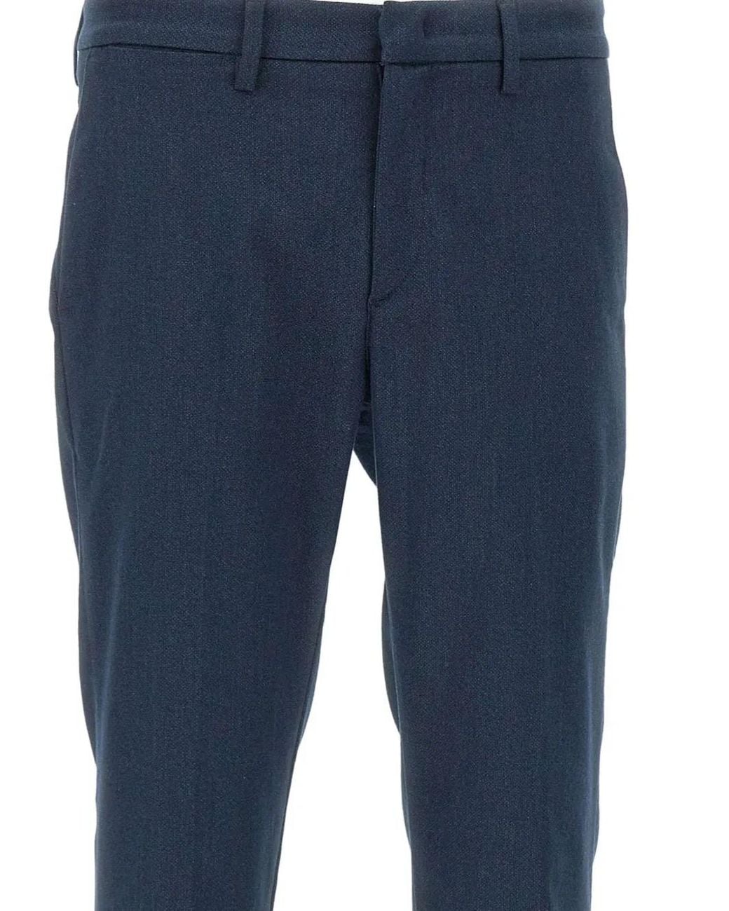 Pantalones De Algodón Stretch Re-hash de hombre de color Blue
