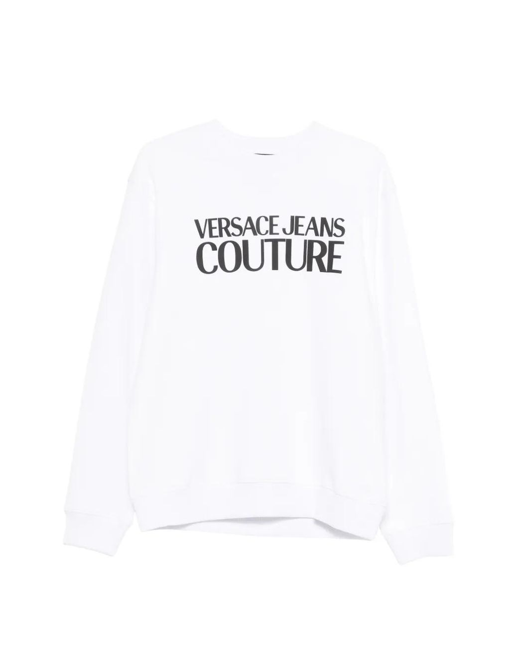 Versace Jeans Couture White Logo Sweatshirt for men