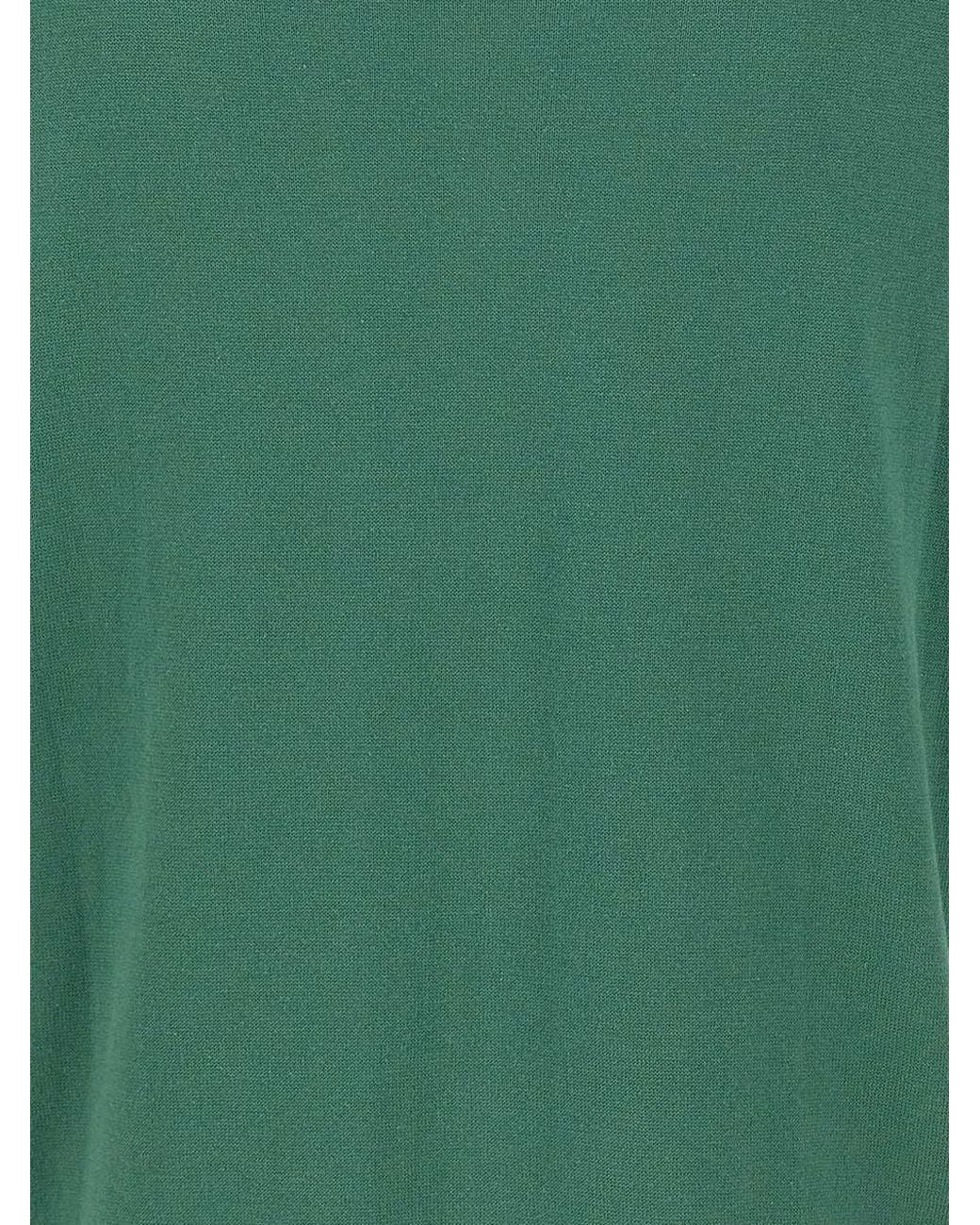 FILIPPO DE LAURENTIIS Green Short-Sleeve Cotton Shirt for men