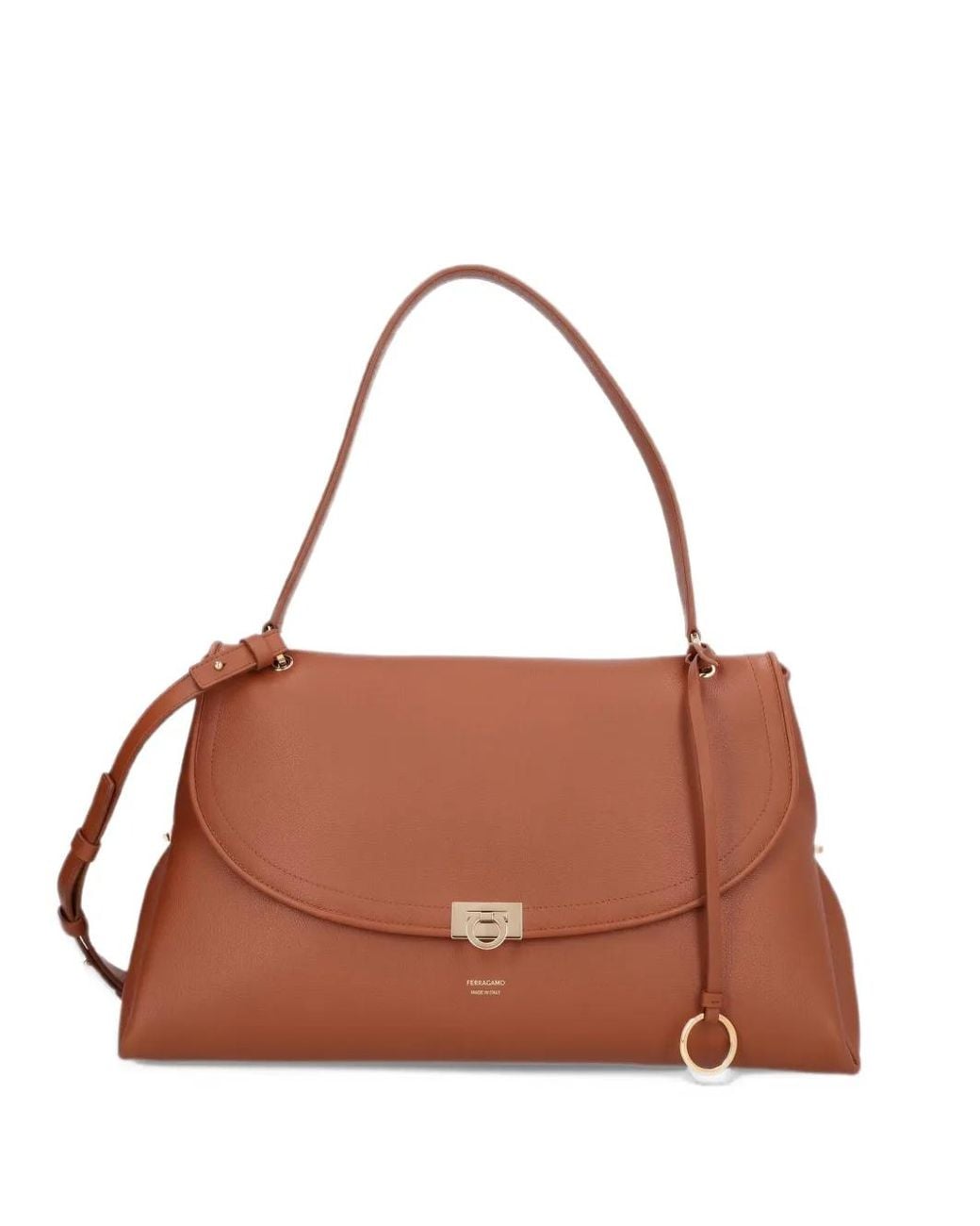Ferragamo Brown Sofia 2026 Shoulder Bag (L)