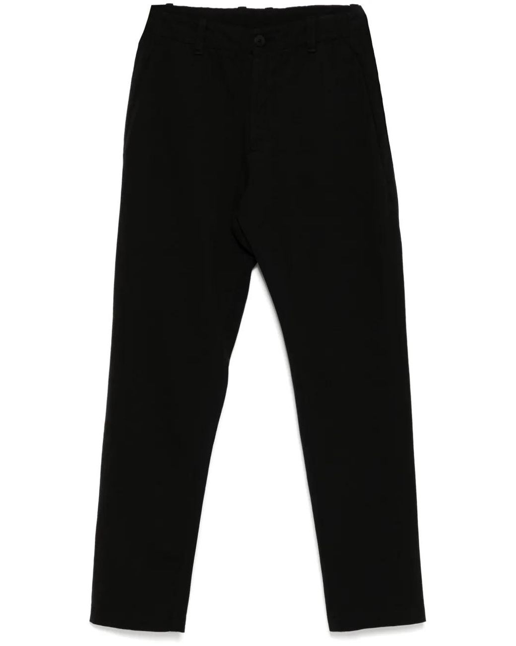 Transit Black Straight-Leg Trousers for men