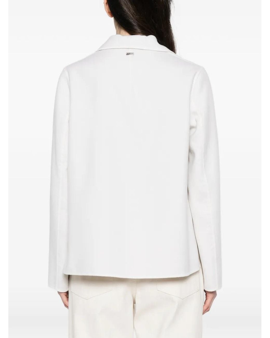 Herno White Virgin Wool Polyamide Jacket