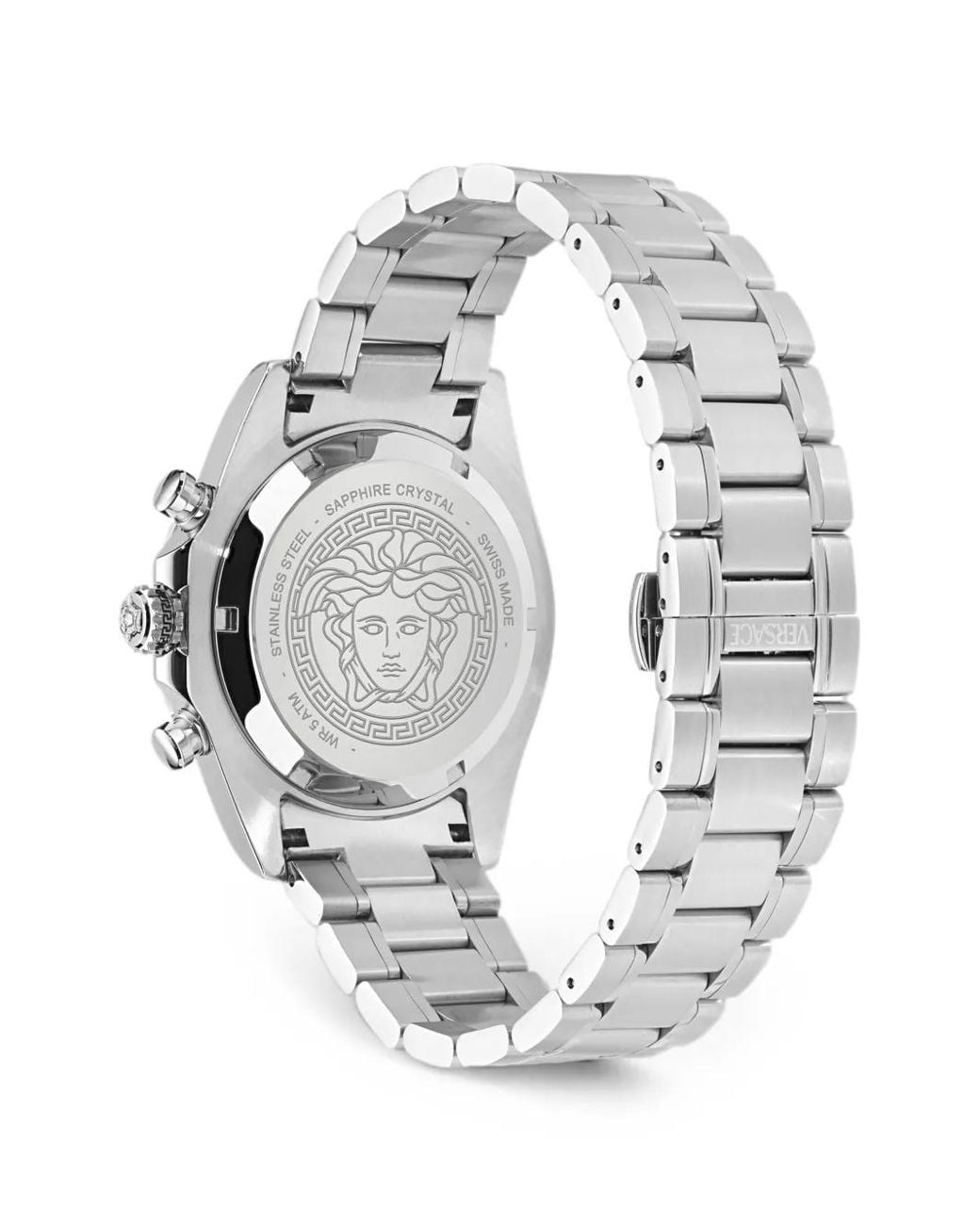 Versace Blue Chrono X Greca 44Mm Watch for men